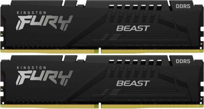 Kingston FURY 64 GB (2x32GB) DDR5 5200 MHz Beast Black EXPO (KF552C36BBEK2-64)