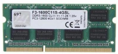 G.Skill 4 GB SO-DIMM DDR3 1600 MHz (F3-1600C11S-4GSL)