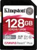 Kingston 128 GB SDXC Class 10 UHS-II U3 Canvas React Plus (SDR2V6/128GB)