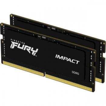 Kingston FURY 32 GB (2x16GB) DDR5 6400 MHz Impact Black (KF564S38IBK2-32)