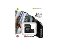 Kingston 64 GB microSDXC Class 10 UHS-I Canvas Select Plus + SD Adapter SDCS2/64GB