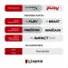 Kingston FURY 16 GB (2x8GB) DDR4 3200 MHz Beast Black (KF432C16BBK2/16)
